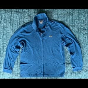 Lacoste Polo, Long-Sleeve, In Medium Size